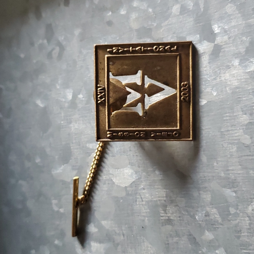 Mission Viejo Invitational 2003 Tie Tack and Bar by Crown Trophy